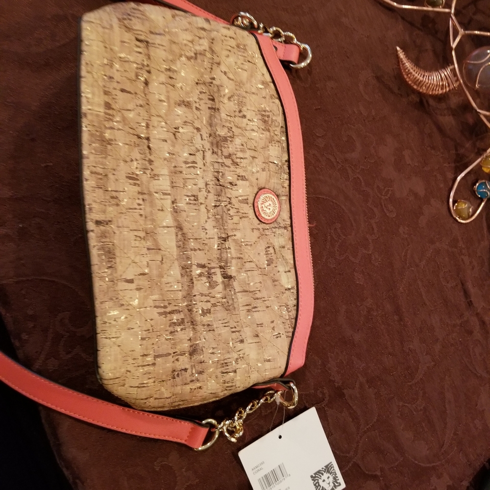 Cork colored anne Klein purse